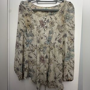 Floral Print Women's Top